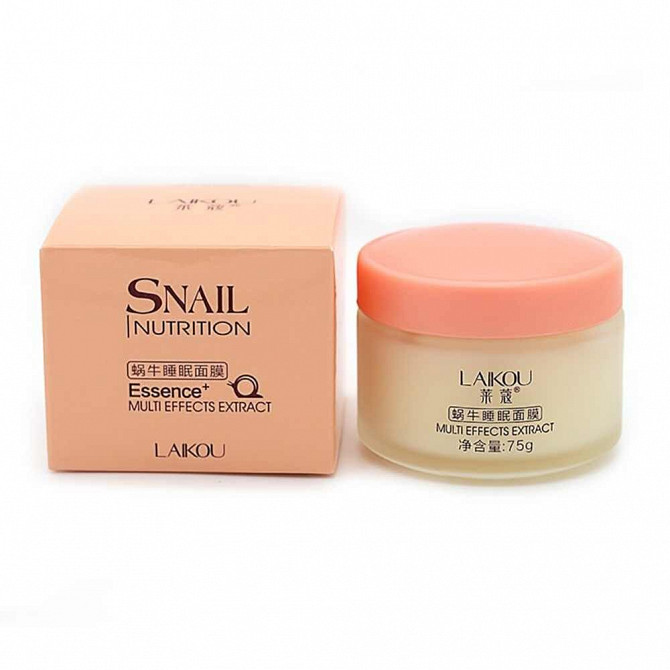 Free Snail Sleeping Mask Essence Moisturizing Night Cream Anti Aging Wrinkle Cream Бойсе - изображение 1