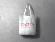 Free White Recycled Organic Cotton Tote Bag из г.Эдинбург