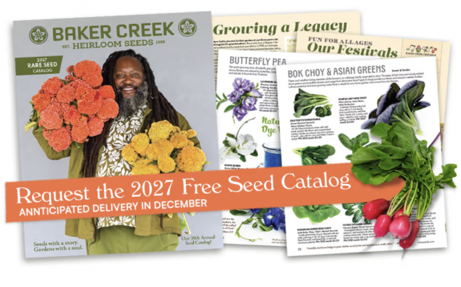 Free Rare Seed Catalog 2027 from Baker Creek Нашвилл - зображення 1