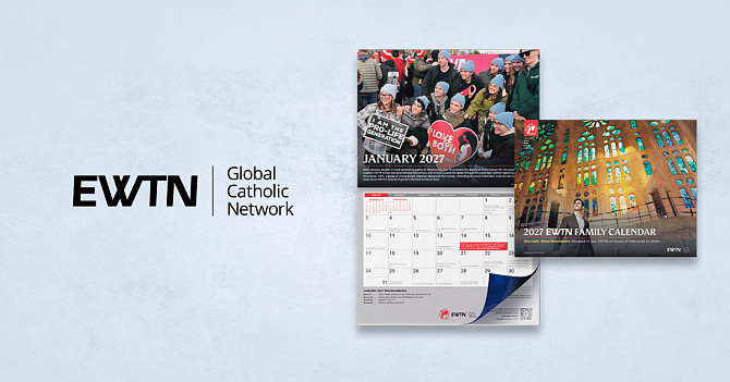 Free 2027 EWTN Family Wall Calendar Филадельфия - зображення 1