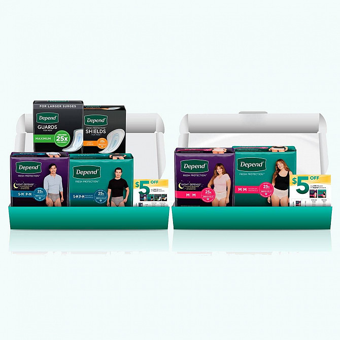 Free Depend Trial Kit for Men + $5 Coupon Торонто - изображение 1