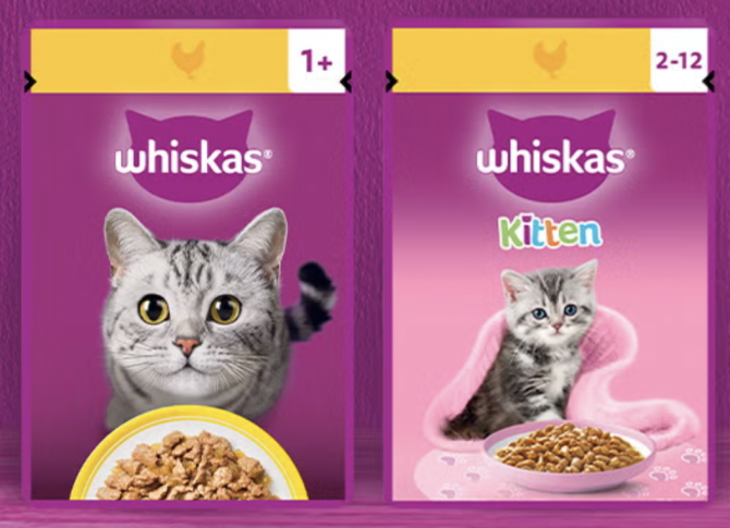 Free WHISKAS Wet Cat Food Sample for Kittens or Adult Cats Манчестер - зображення 1