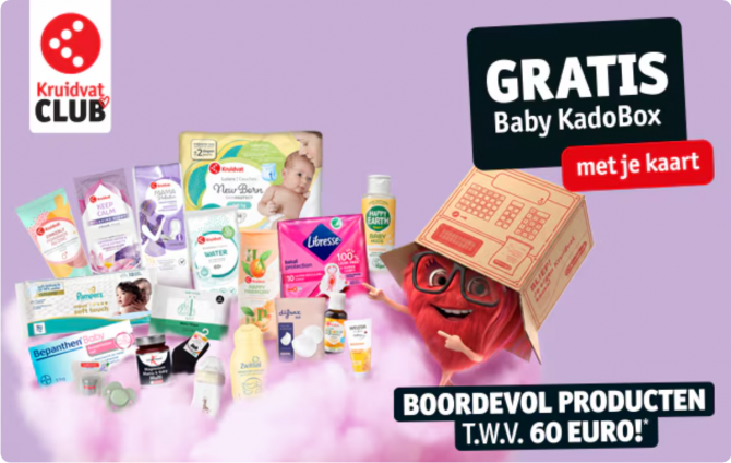 Free Kruidvat Baby KadoBox Worth Over €60 Амстердам - зображення 1